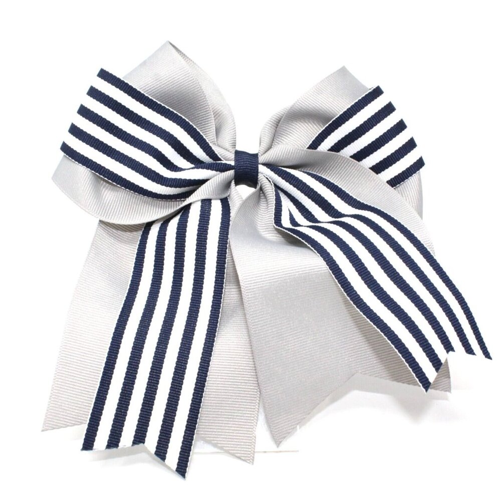 Big Stiff 6" Cheer Bows Sparkly Bejeweled Competition Cheerleader Lot Of 5 Bows - Picture 12 of 13